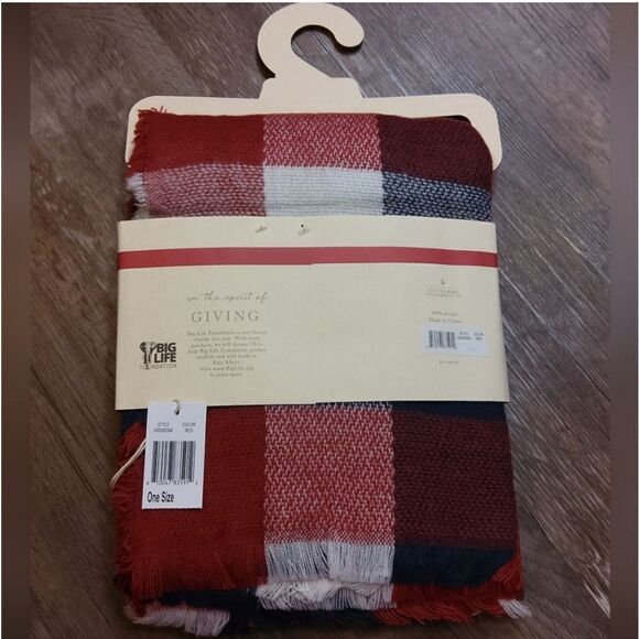 Quagga Blanket Wrap in Red Buffalo Checkered - Picture 3 of 13